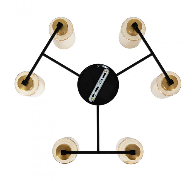 Потолочная люстра Arte Lamp LEO A7027PL-6BK