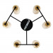 Потолочная люстра Arte Lamp LEO A7027PL-6BK