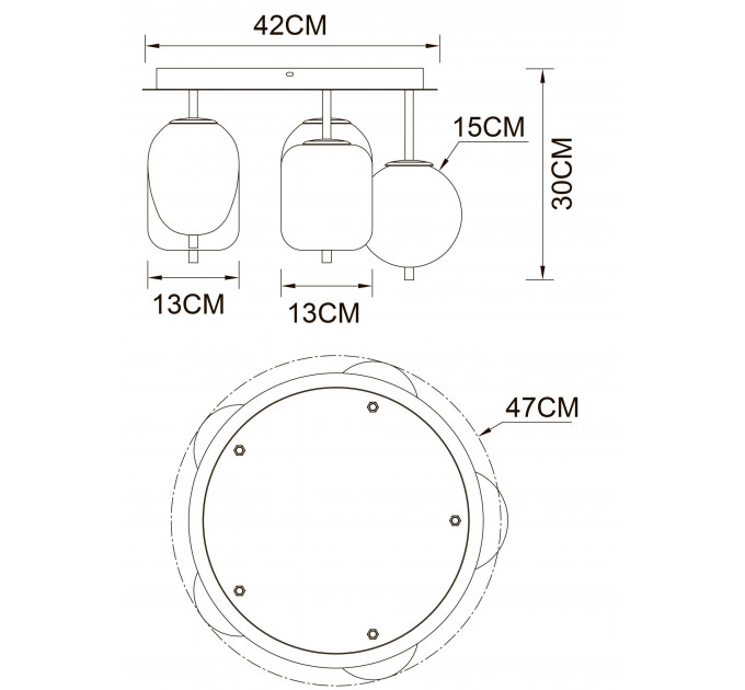 Потолочная люстра Arte Lamp FREDDIE A2231PL-5PB
