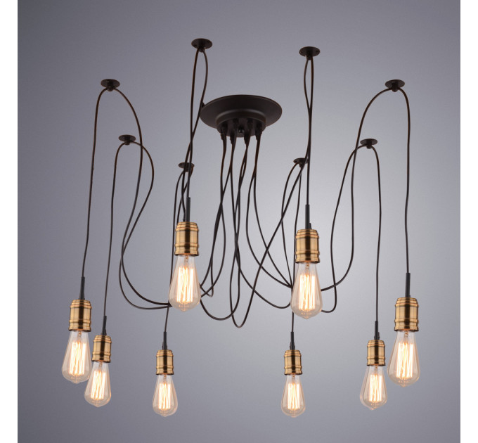 Подвесная люстра Mazzetto Arte Lamp 7*40W Е27 A4290SP-7BK