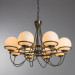 Подвесная люстра Bergamo Arte Lamp 8*40W Е14 бронза A2990LM-8AB