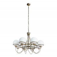 Подвесная люстра Bergamo Arte Lamp 8*40W Е14 бронза A2990LM-8AB
