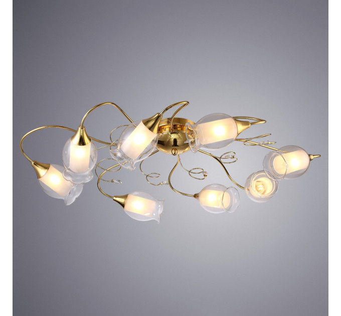 Потолочная люстра Mughetto Arte Lamp 8*40W Е14 A9289PL-8GO