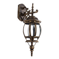 Уличный настенный светильник Atlanta Arte Lamp черный  A1042AL-1BN