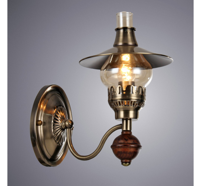 Настенное бра Trattoria Arte Lamp 1*60W Е14 A5664AP-1AB