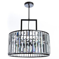 Подвесная люстра Giro Divinare 5*60W Е14 черный  1099/04 Sp-5