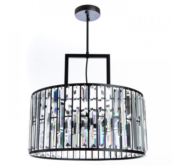 Подвесная люстра Giro Divinare 5*60W Е14 черный  1099/04 Sp-5