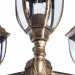 Уличный светильник Pegasus Arte Lamp 3*60W Е27 черный A3151PA-3BN