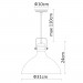 Подвесной светильник Mark Arte Lamp A1102SP-1AB