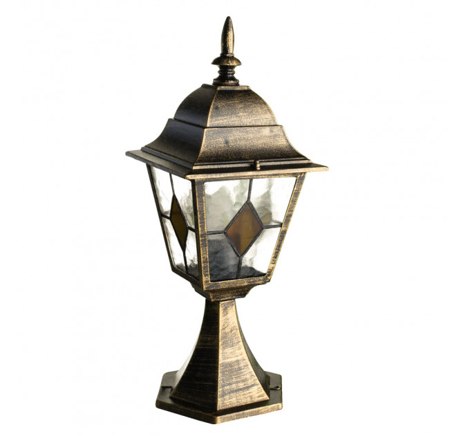Уличный наземный светильник Berlin Arte Lamp коричневый A1014FN-1BN