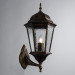 Уличный настенный светильник Genova Arte Lamp черный A1201AL-1BN