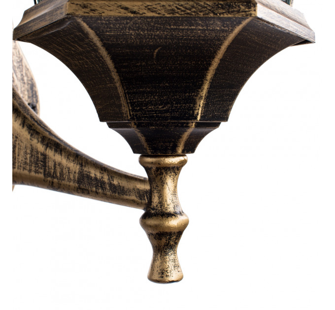 Уличный настенный светильник Genova Arte Lamp черный A1201AL-1BN