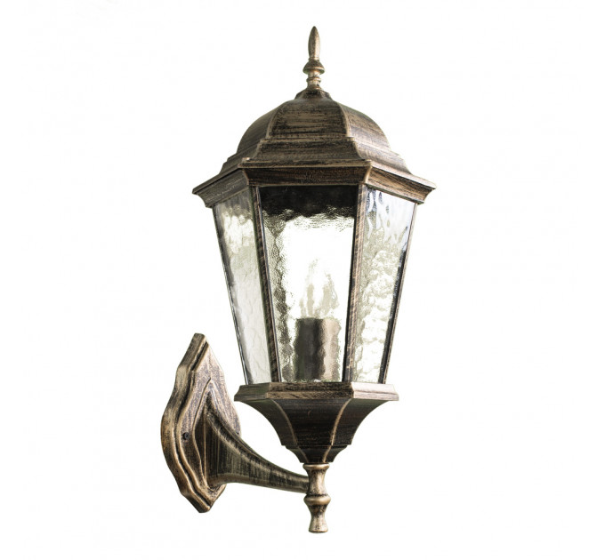 Уличный настенный светильник Genova Arte Lamp черный A1201AL-1BN