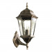 Уличный настенный светильник Genova Arte Lamp черный A1201AL-1BN