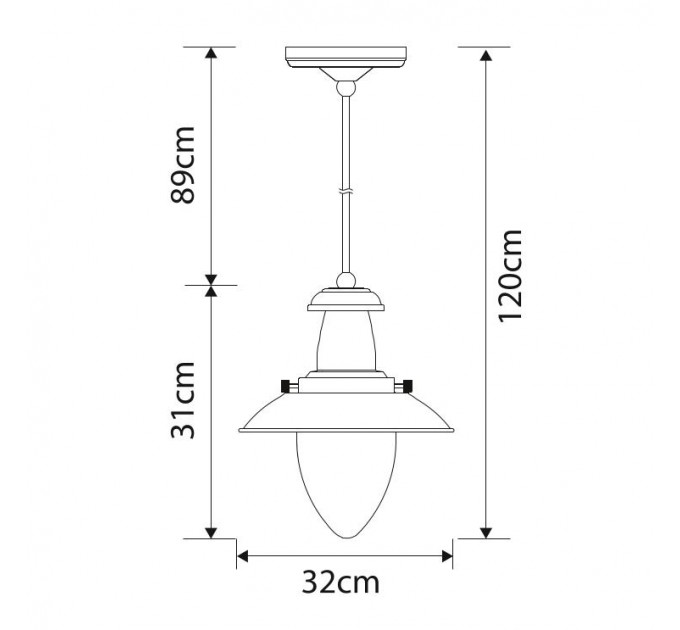 Светильник Arte Lamp FISHERMAN A5530SP-1RI