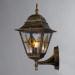 Уличный настенный светильник Berlin Arte Lamp коричневый A1011AL-1BN