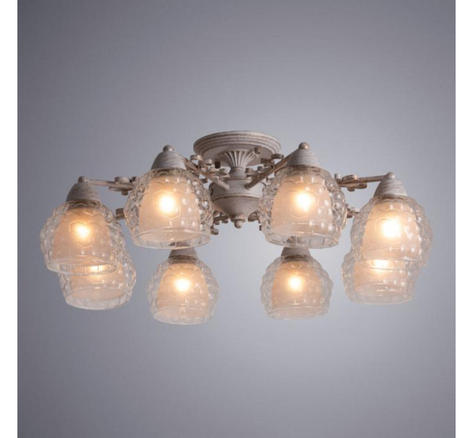 Потолочная люстра Malina Arte Lamp A7695PL-8WG