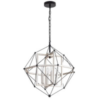 Подвесная люстра Odin Divinare 4*40W Е14 серебристый 2540/26 Sp-4