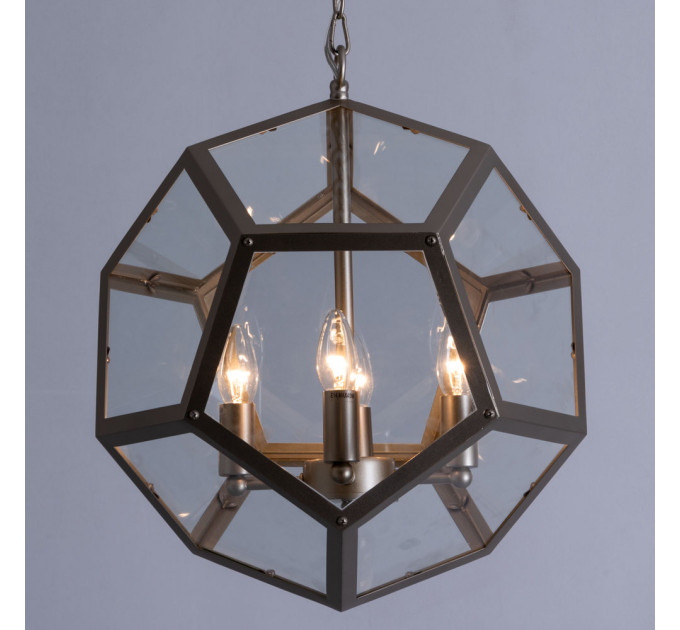 Подвесной светильник Poliedro Divinare 4*40W Е14 2026/19 SP-4