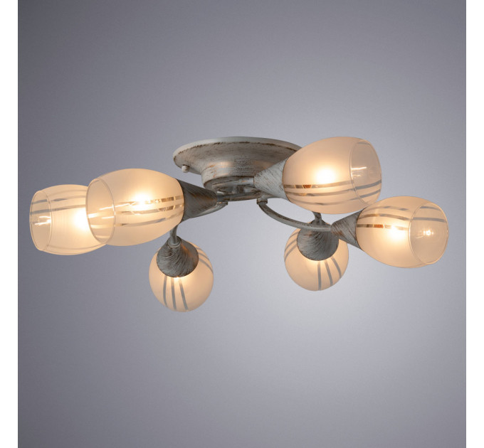Потолочная люстра Penny Arte Lamp 6*60W Е27 A2701PL-6WG