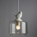 Подвесной светильник с птичкой Passero Arte Lamp 1*40W Е27 A8029SP-1WH