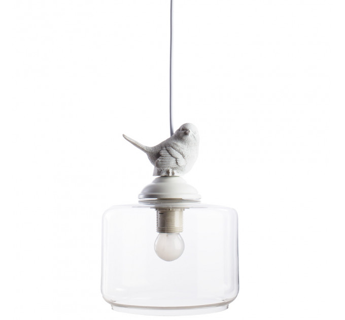 Подвесной светильник с птичкой Passero Arte Lamp 1*40W Е27 A8029SP-1WH