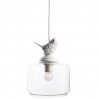 Подвесной светильник с птичкой Passero Arte Lamp 1*40W Е27 A8029SP-1WH