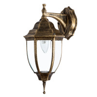 Уличный настенный светильник Pegasus Arte Lamp черный A3152AL-1BN