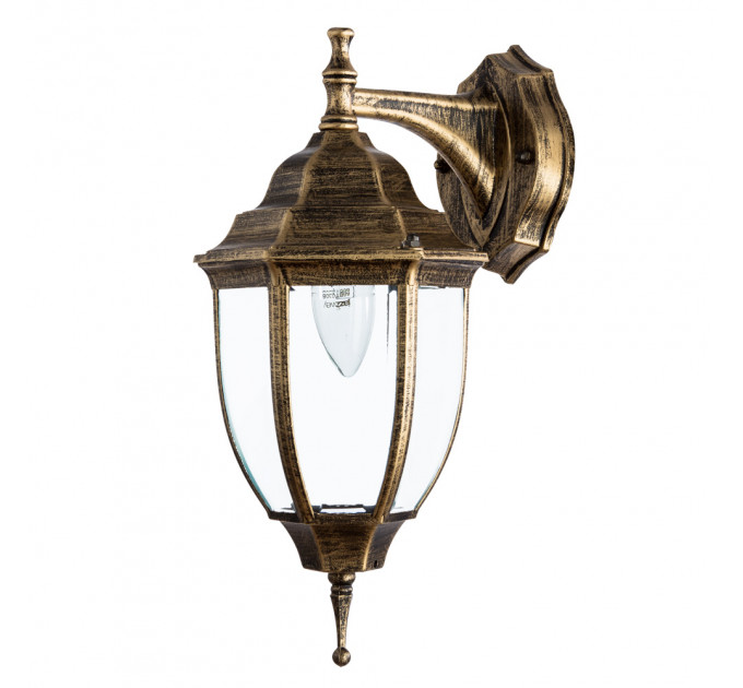 Уличный настенный светильник Pegasus Arte Lamp черный A3152AL-1BN