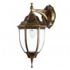 Уличный настенный светильник Pegasus Arte Lamp черный A3152AL-1BN