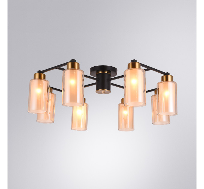 Потолочная люстра Arte Lamp LEO A7027PL-8BK