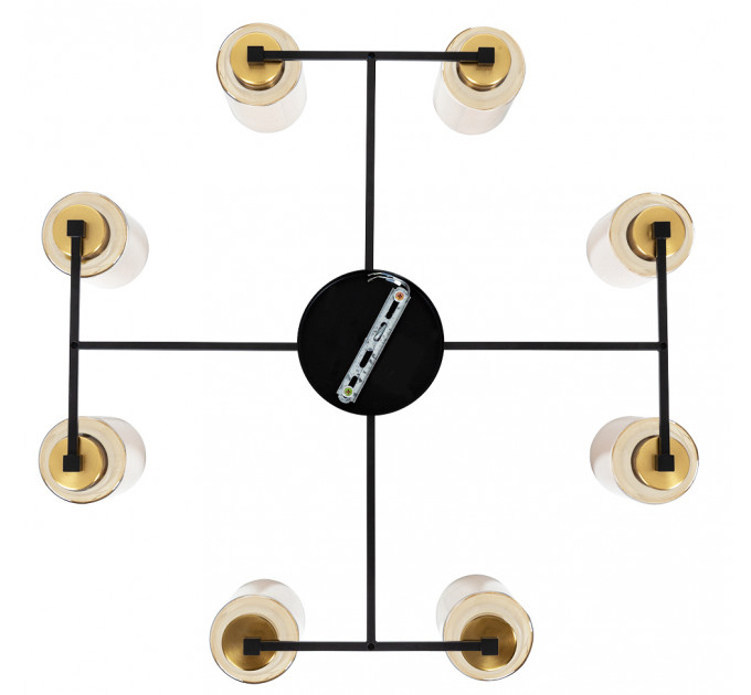 Потолочная люстра Arte Lamp LEO A7027PL-8BK