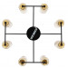 Потолочная люстра Arte Lamp LEO A7027PL-8BK