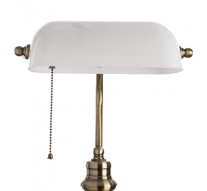 Настольная лампа Banker Arte Lamp белый A2493LT-1AB