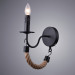 Настенное бра Marsiglia Arte Lamp 1*40W Е14 A8956AP-1BK