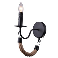 Настенное бра Marsiglia Arte Lamp 1*40W Е14 A8956AP-1BK