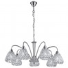 Подвесная люстра Adamello Arte Lamp 7*40W Е14 хром A9466LM-7CC