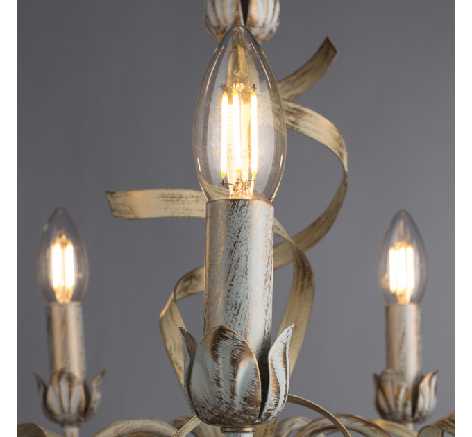 Подвесная люстра Libellula Arte Lamp 5*40W Е14 A8626LM-5WG