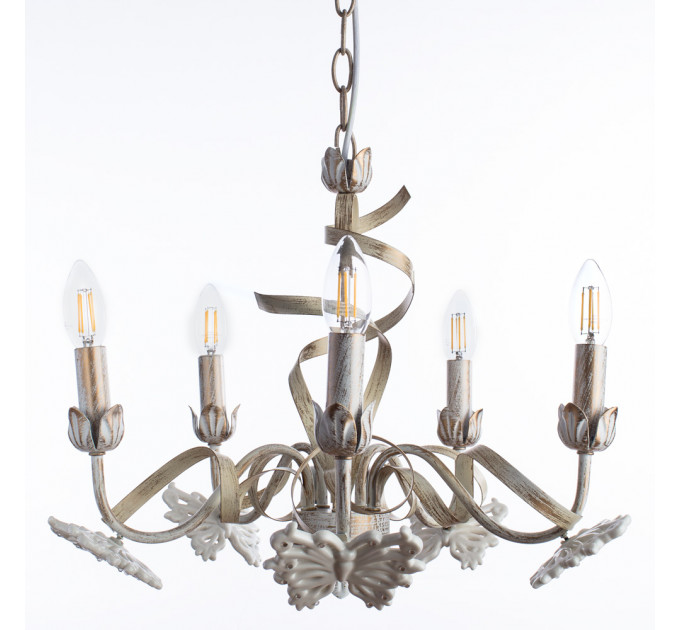 Подвесная люстра Libellula Arte Lamp 5*40W Е14 A8626LM-5WG