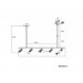 Подвесная люстра Кайко Kink Light 07615-5,19