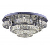 Потолочная светодиодная люстра Kink Light Стелла-Кристалл хром 68W (3000-6000К) 08611