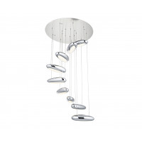 Подвесная люстра Эго Kink Light хром (4000K) 5620-9a