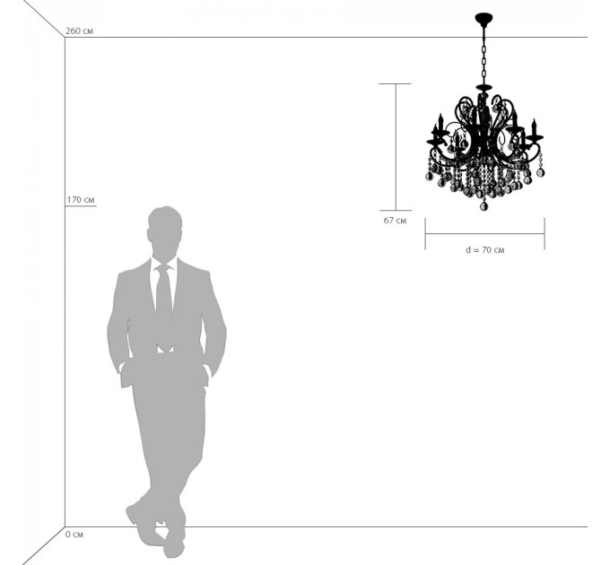 Подвесная люстра Elegante Osgona 708082