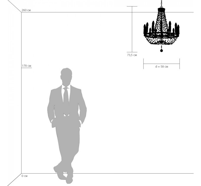 Подвесная люстра Castello Lightstar 744148