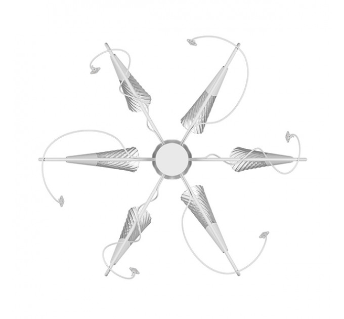 Потолочная люстра Aereo Lightstar 6*25W G9 белый 711060