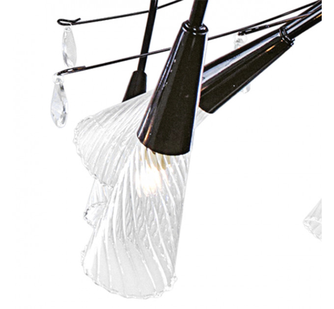Потолочная люстра Aereo Lightstar 12*25W G9 черный 711127