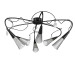 Потолочная люстра Aereo Lightstar 6*25W G9 черный 711067