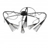 Потолочная люстра Aereo Lightstar 6*25W G9 черный 711067