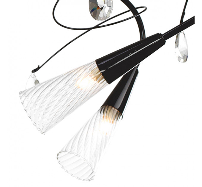 Потолочная люстра Aereo Lightstar 6*25W G9 черный 711067