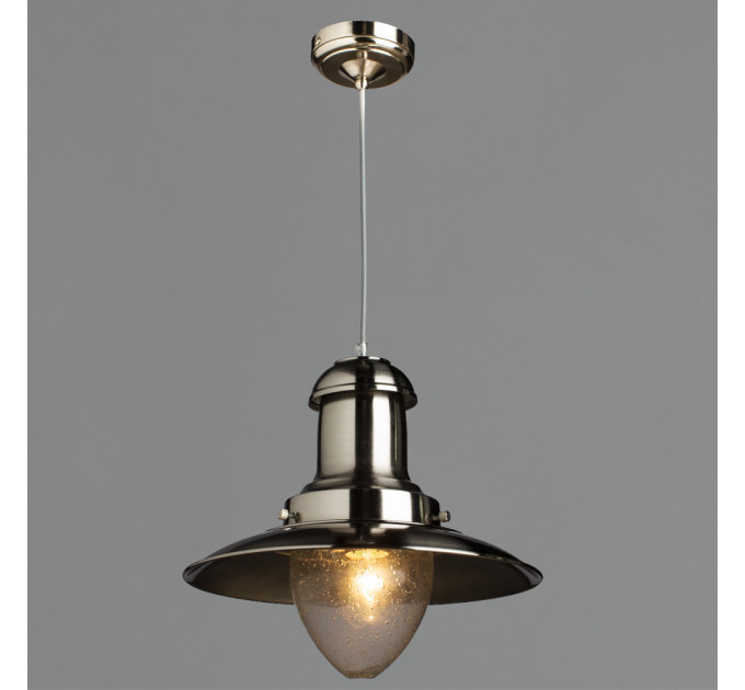 Подвесной светильник Fisherman Arte Lamp 1*60W Е27 серебристый A5530SP-1SS